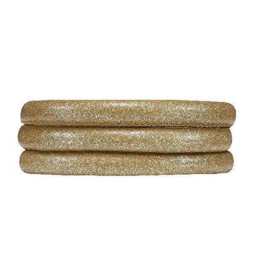 Christina læderarmbånd Sparkling Gold 70 cm
